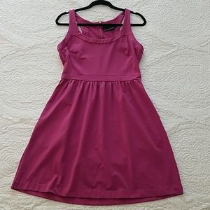 Cynthia Rowley Purple Racerback Dress w/pockets L